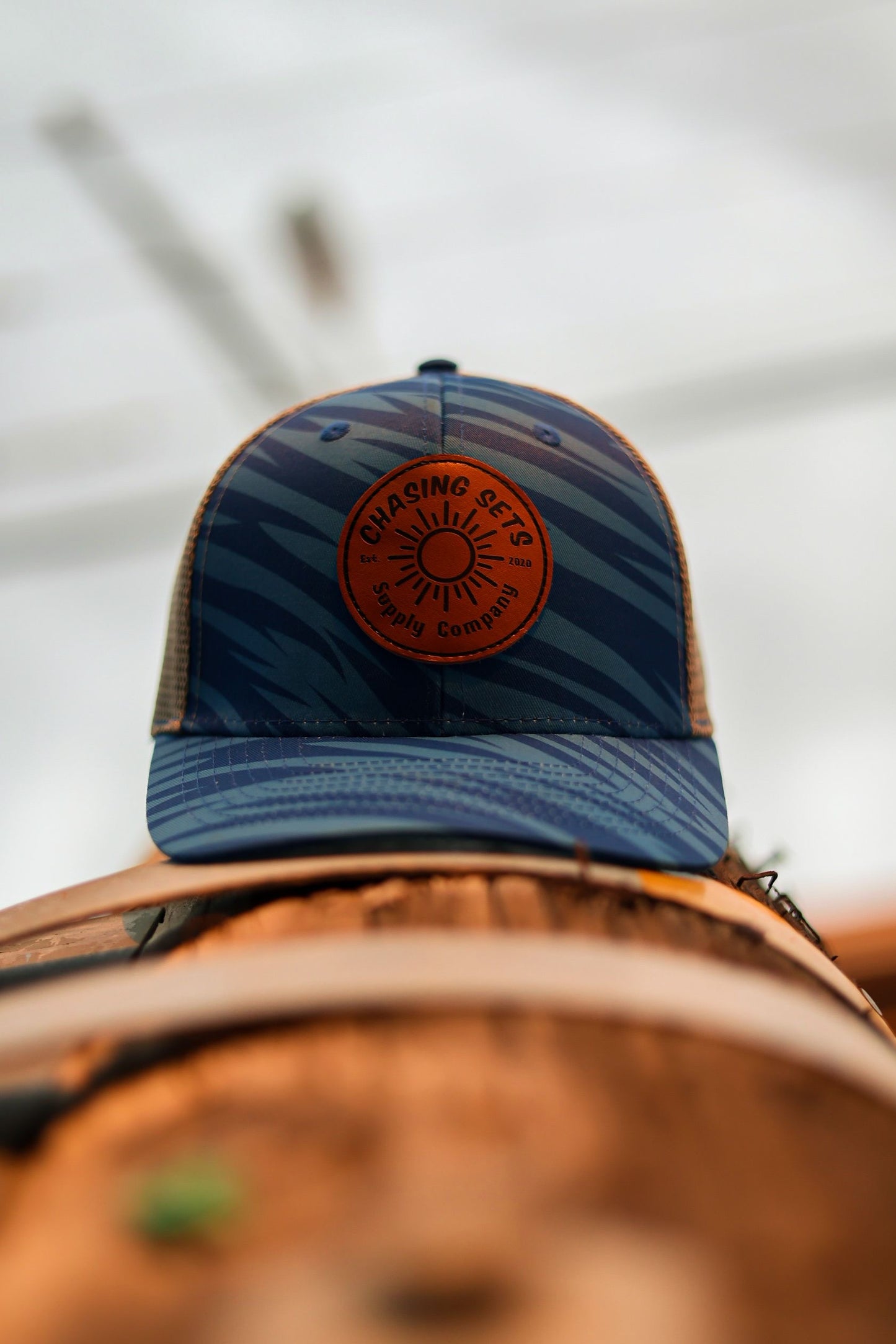 The Weekender Snapback (Blue Tiger)